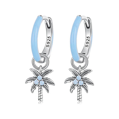 Tropical Palm Earrings