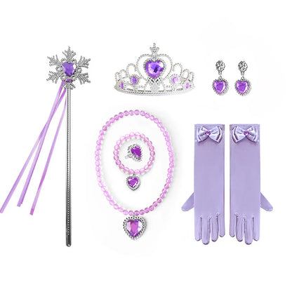 Tower Princess Accessory Set – Braided Wig, Crown, Wand & Jewelry