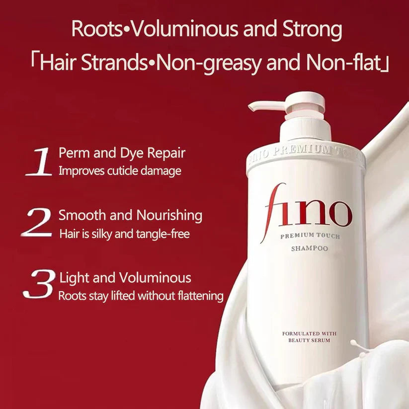 Shampoo Fino Shiseido Premium Touch (Fabricado no Japão) – 550ml - imagem 2