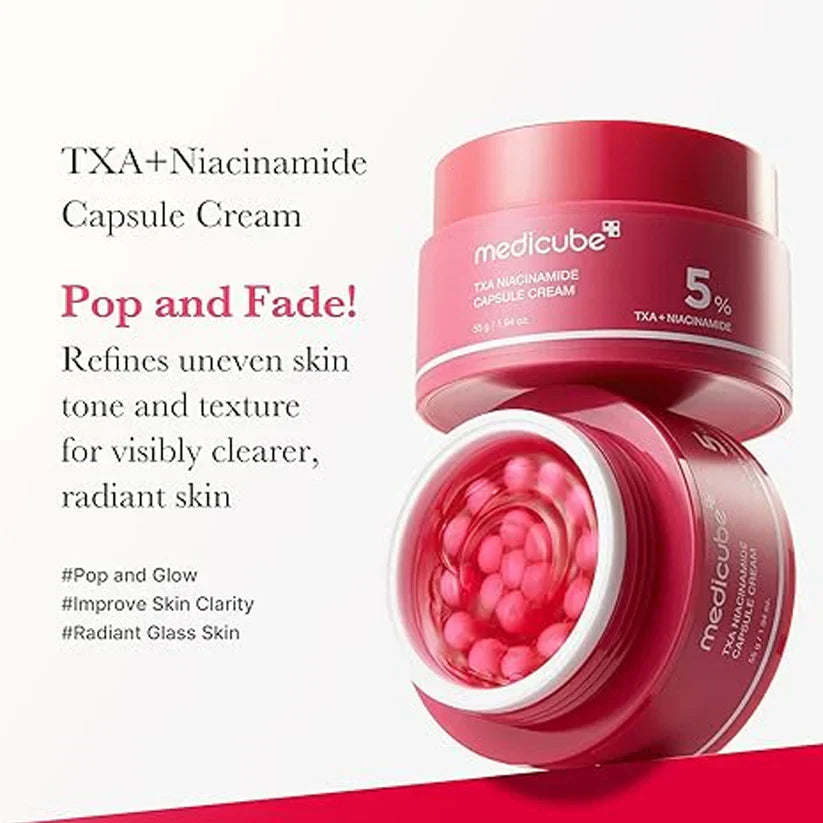 Medicube TXA + Creme Cápsula de Niacinamida | Hidratante iluminador para tom de pele irregular - imagem 2