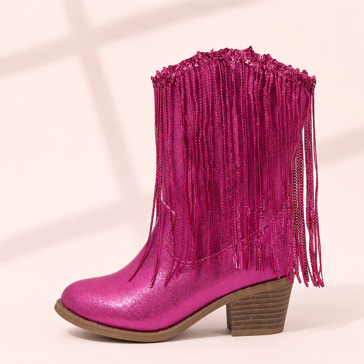 Sparkle Fringe Cowgirl Boots