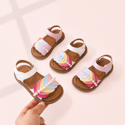 Rainbow Pearl Sandals