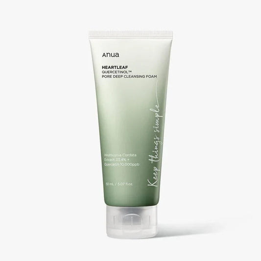 Anua Heartleaf Quercetinol Espuma de Limpeza Profunda de Poros 150ML