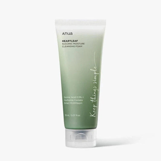 ANUA Heartleaf Succinic Moisture Espuma de Limpeza 150ml