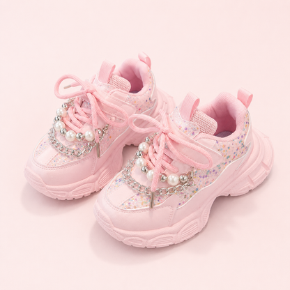 Pearl & Sparkle Chunky Sneakers
