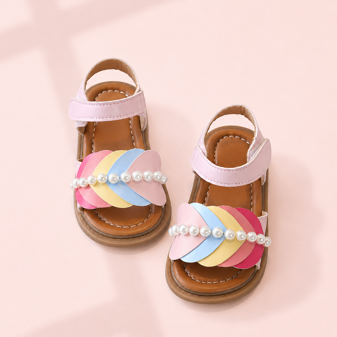 Rainbow Pearl Sandals