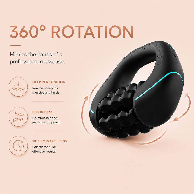 SenseRoll™ Electric 360° Massage Roller - product view 2