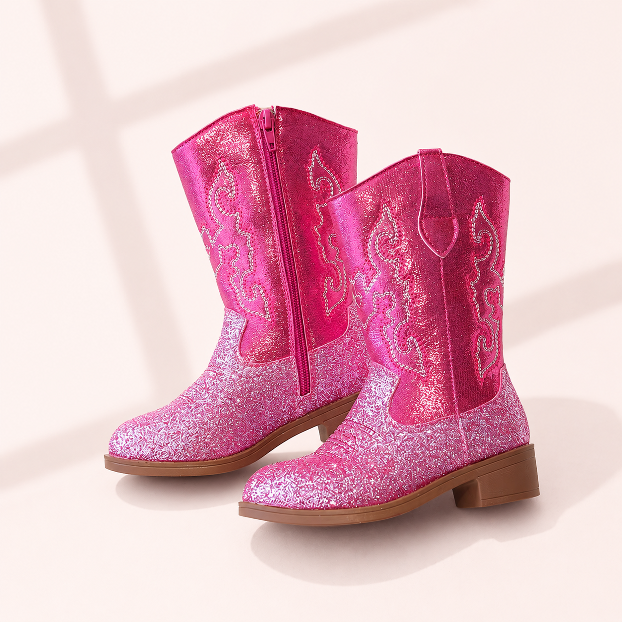 Glitter Ombré Cowgirl Boots
