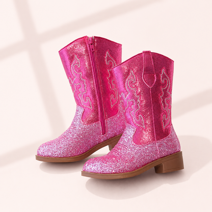 Glitter Ombré Cowgirl Boots
