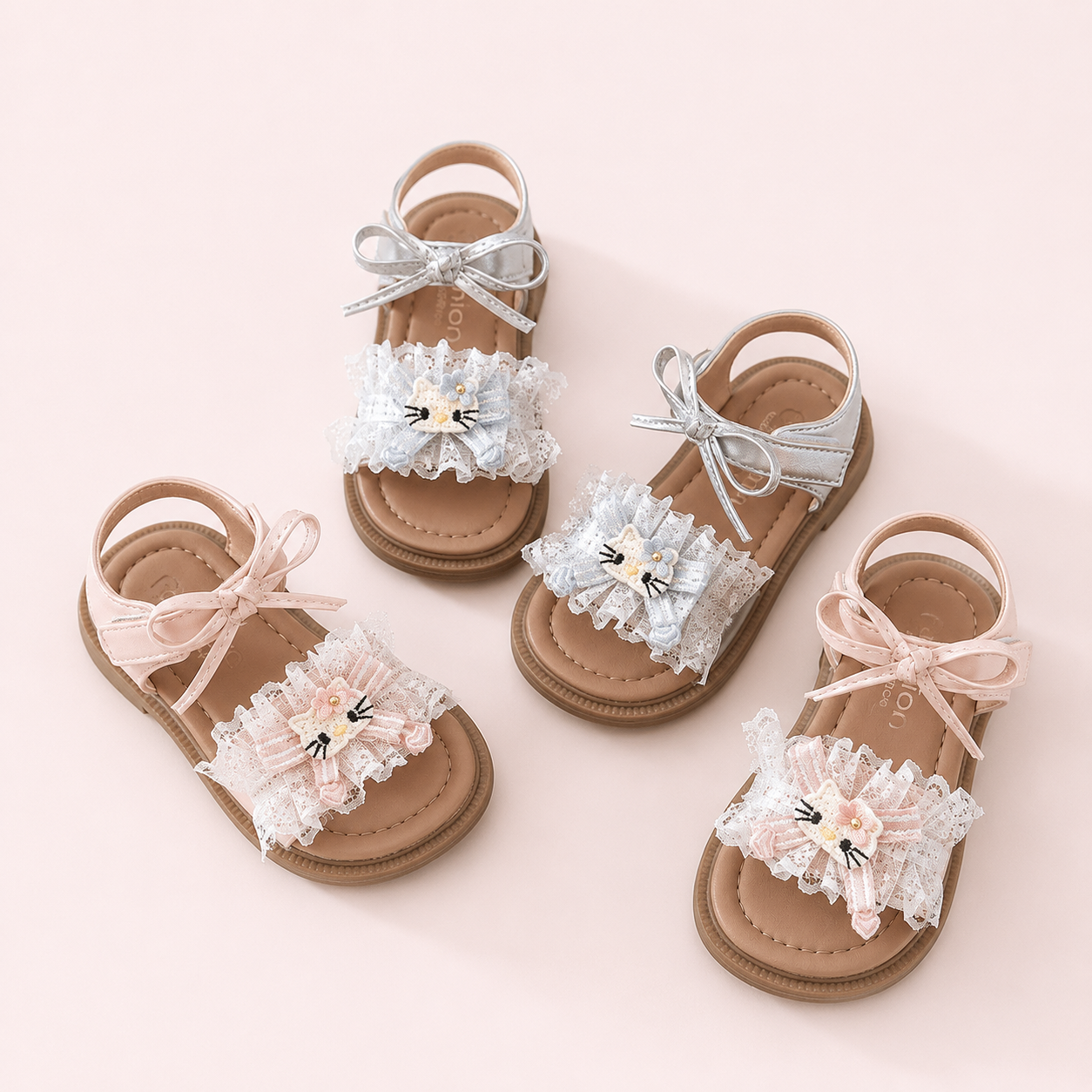 Sweet Kitty Lace Sandals