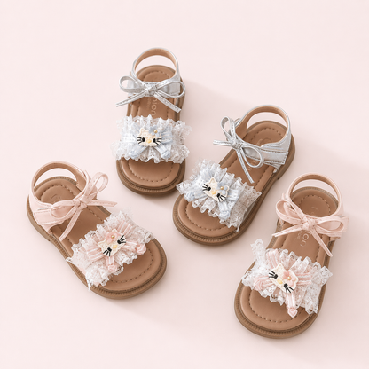 Sweet Kitty Lace Sandals