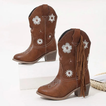 Floral Cowgirl Boots