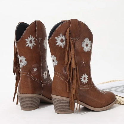 Floral Cowgirl Boots