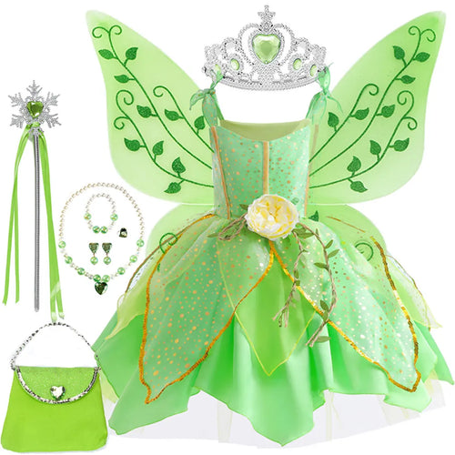 Forest Fairy Green Dress
