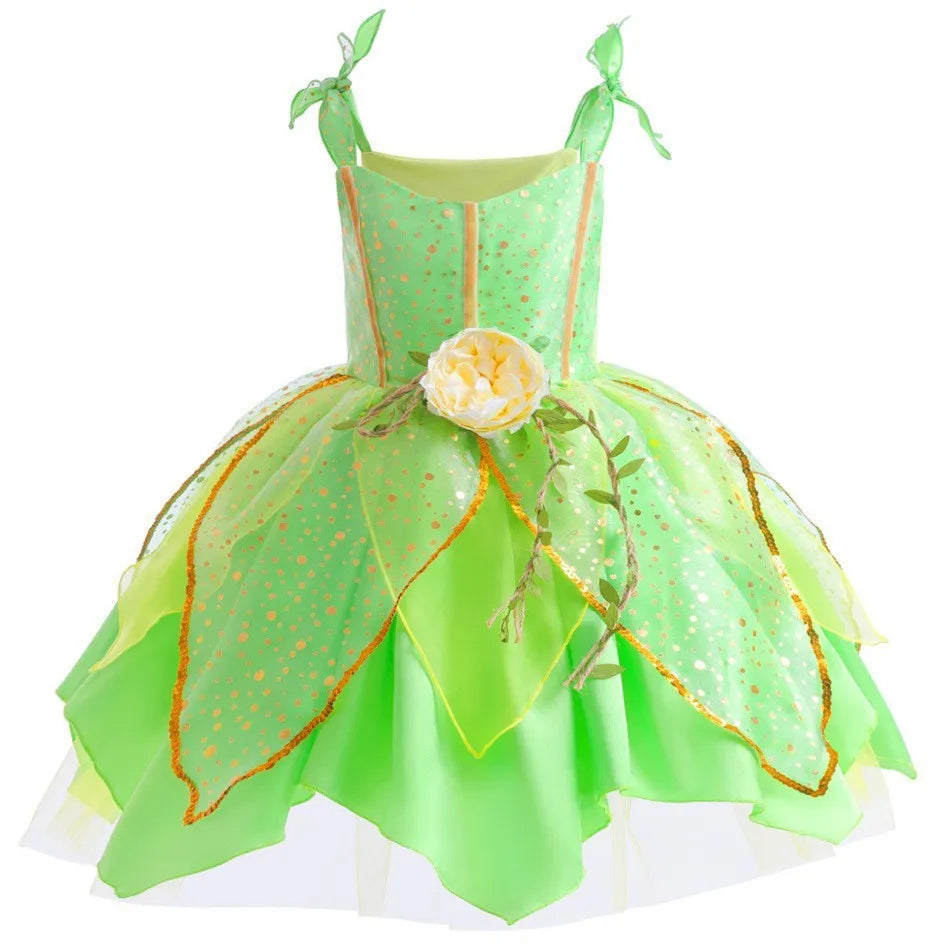 Forest Fairy Green Dress
