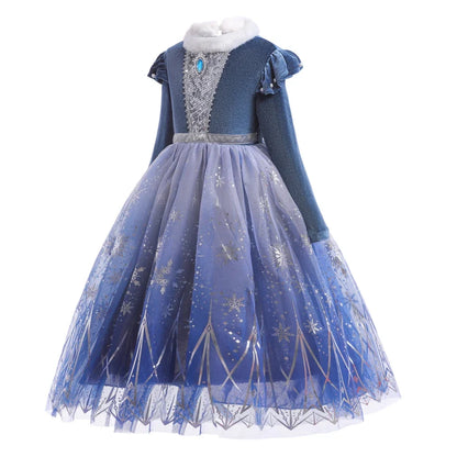 Ice Princess Costume – Velvet & Snowflake Tulle