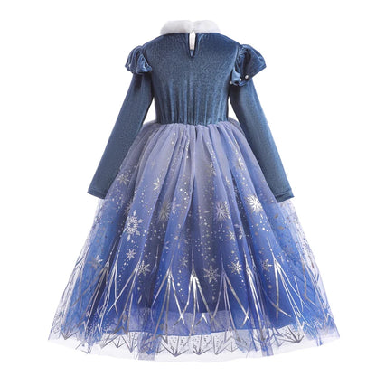 Ice Princess Costume – Velvet & Snowflake Tulle