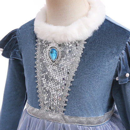 Ice Princess Costume – Velvet & Snowflake Tulle