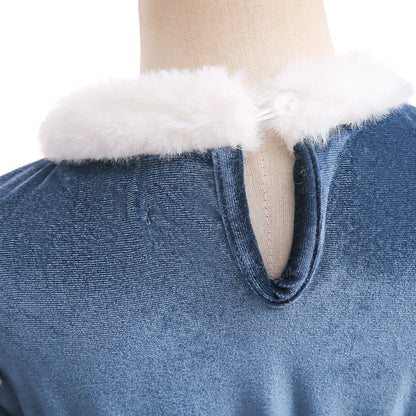 Ice Princess Costume – Velvet & Snowflake Tulle