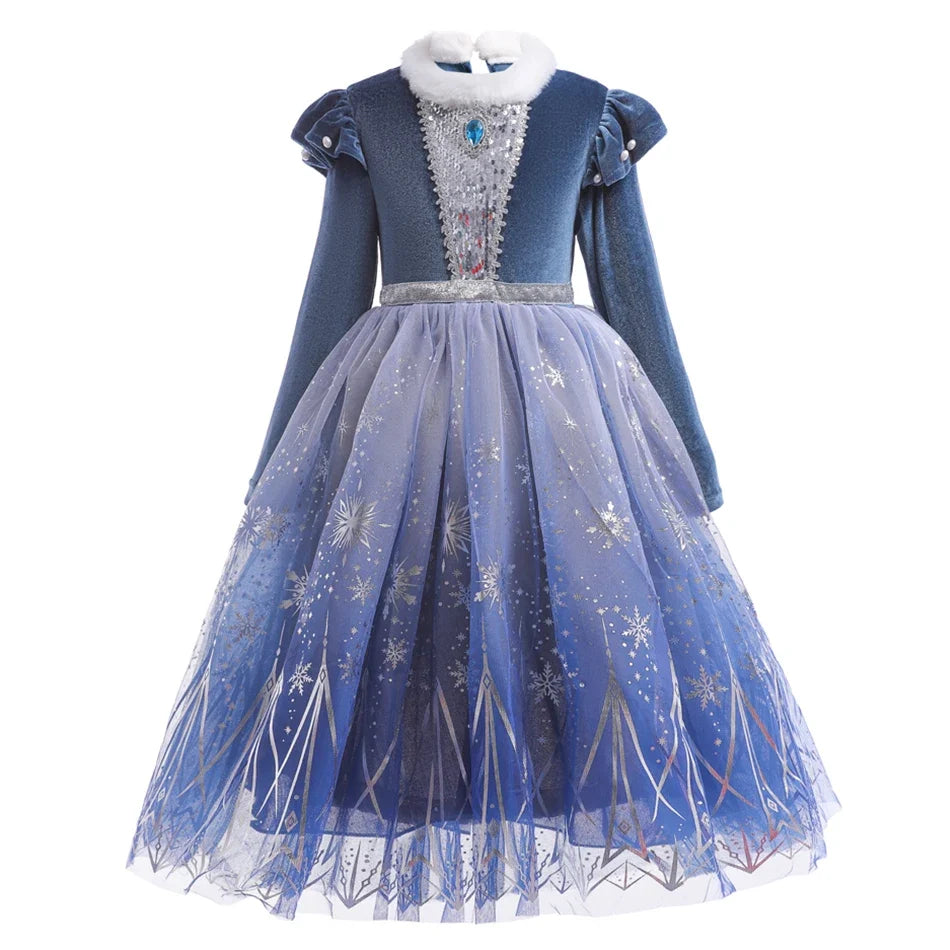 Ice Princess Costume – Velvet & Snowflake Tulle