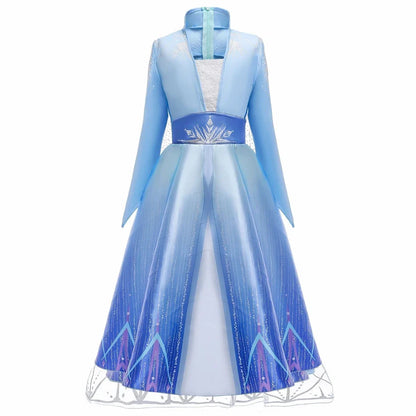 Ice Queen Snow Sparkle Princess Dress