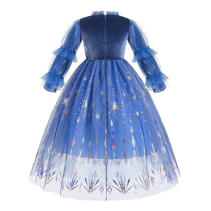 Ice Queen Velvet & Sequin Costume for Girls