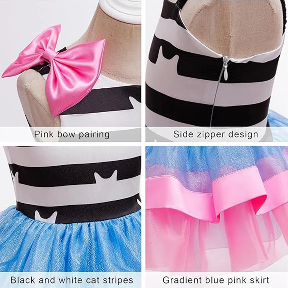 Kitty Stripe Costume Dress