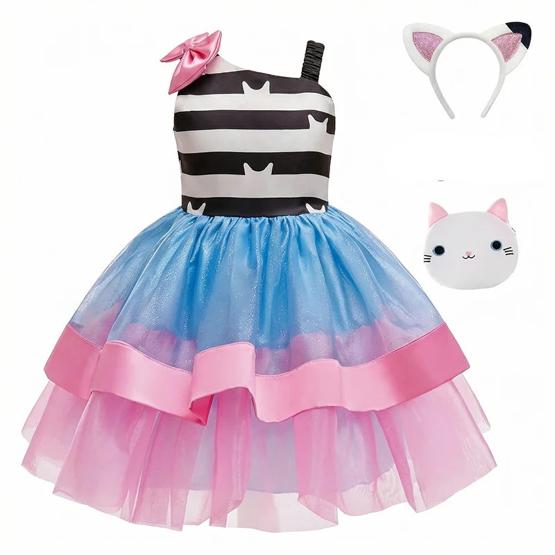 Kitty Stripe Costume Dress