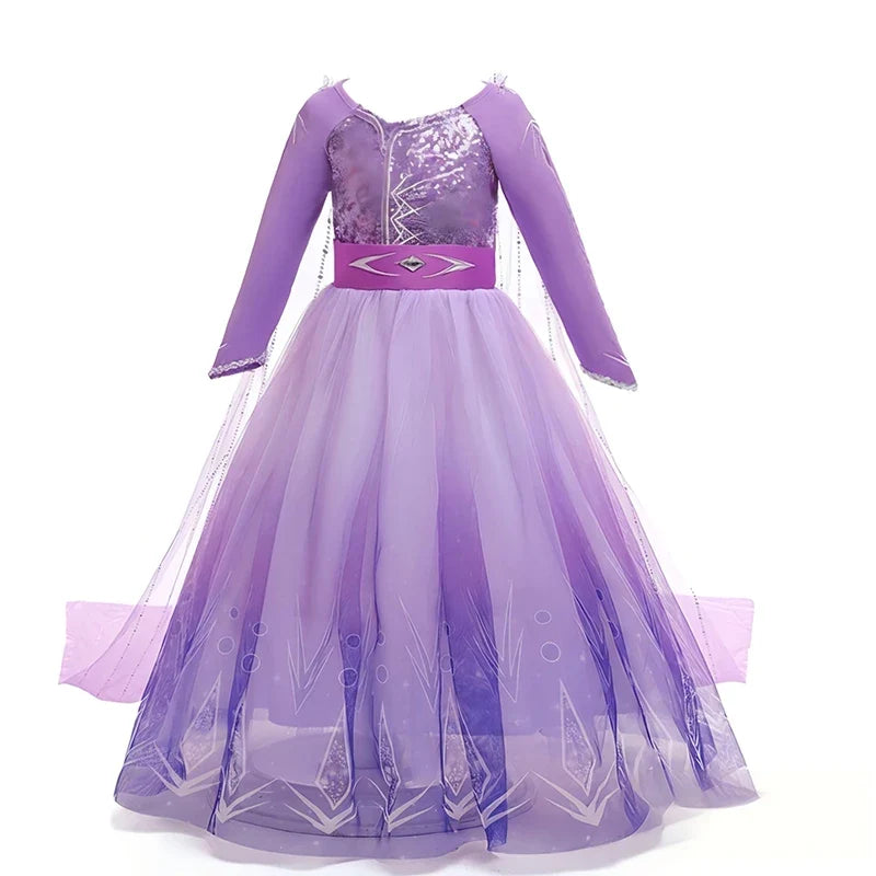 Lilac Ice Queen Princess Dress