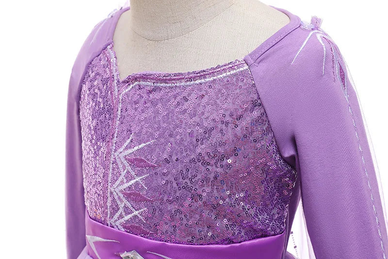 Lilac Ice Queen Princess Dress