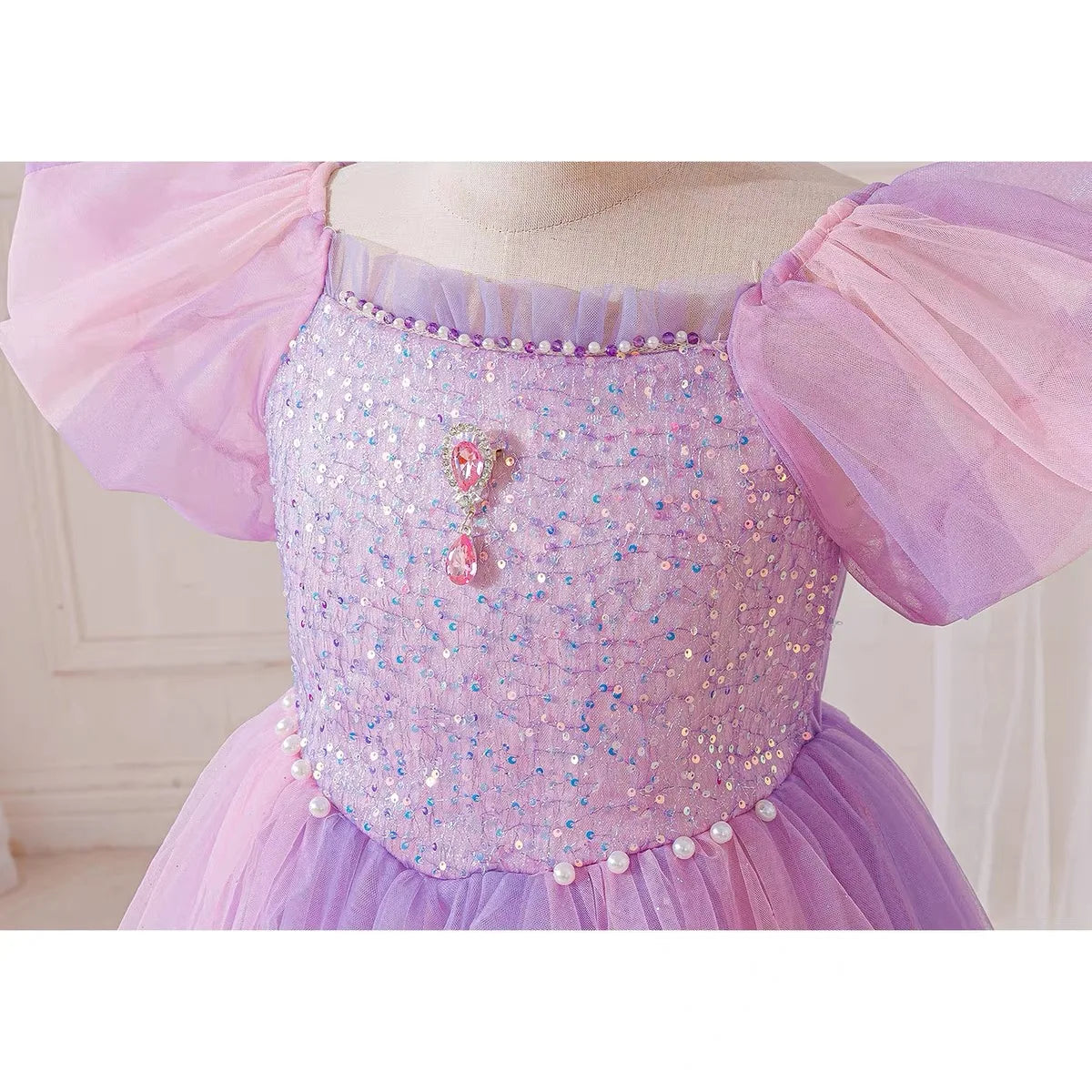 Lilac Tower Princess Dress