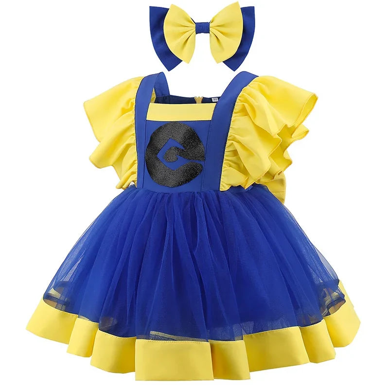 Little Giggle Bot Party Dress
