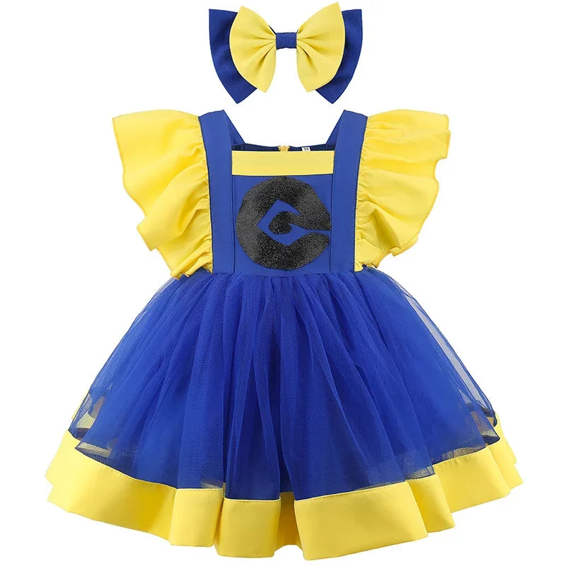 Little Giggle Bot Party Dress