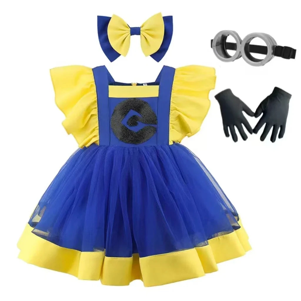 Little Giggle Bot Party Dress