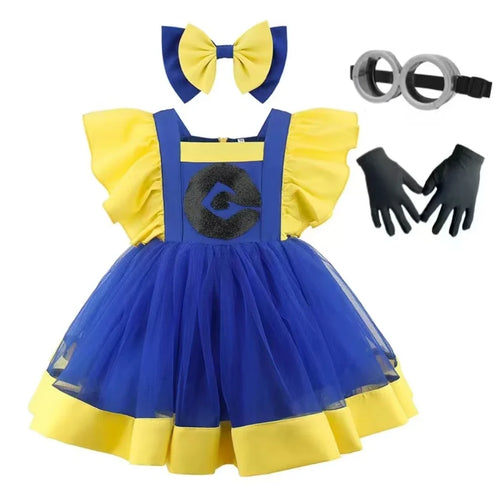 Little Giggle Bot Party Dress
