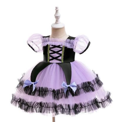 Little Purple Witch Halloween Dress