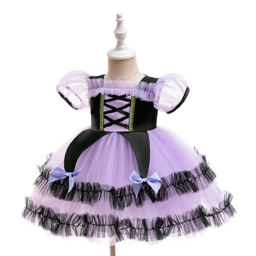 Little Purple Witch Halloween Dress
