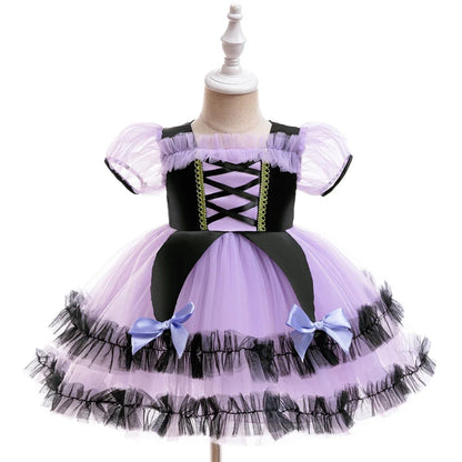 Little Purple Witch Halloween Dress