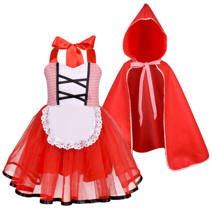 Little Red Hood Storybook Dress & Cape