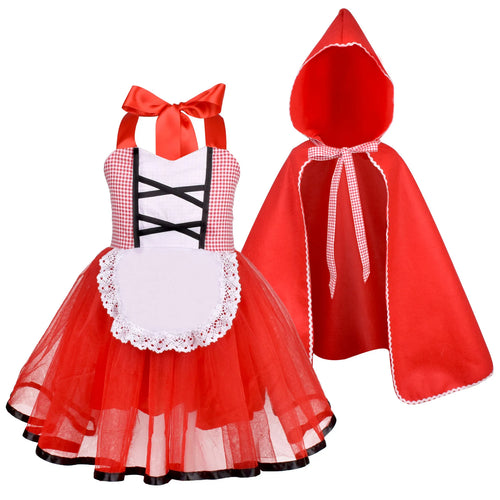 Little Red Hood Storybook Dress & Cape
