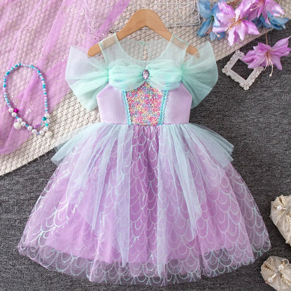 Little Sea Sparkle Mermaid Costume Dress