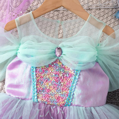 Little Sea Sparkle Mermaid Costume Dress