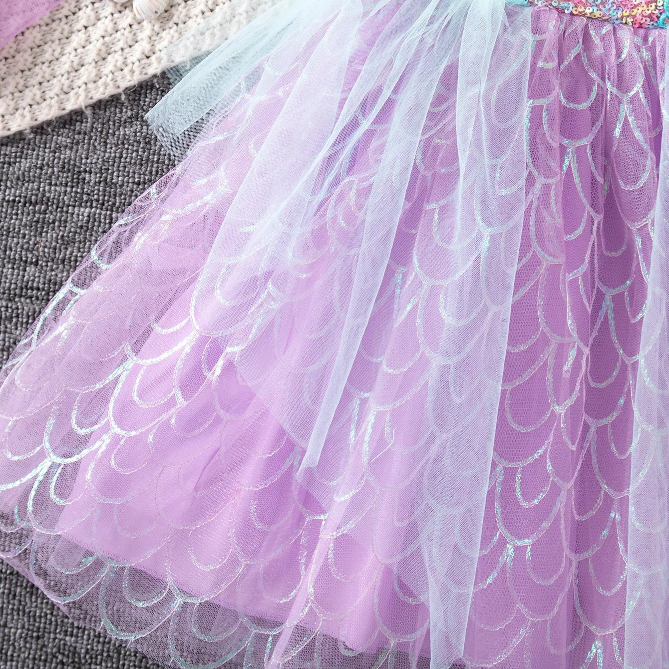 Little Sea Sparkle Mermaid Costume Dress