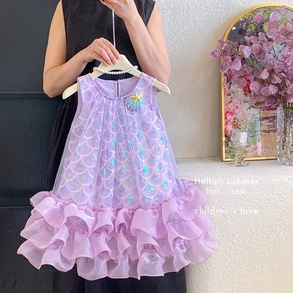 Mermaid Shimmer Princess Dress