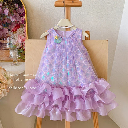 Mermaid Shimmer Princess Dress