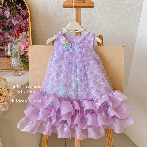 Mermaid Shimmer Princess Dress