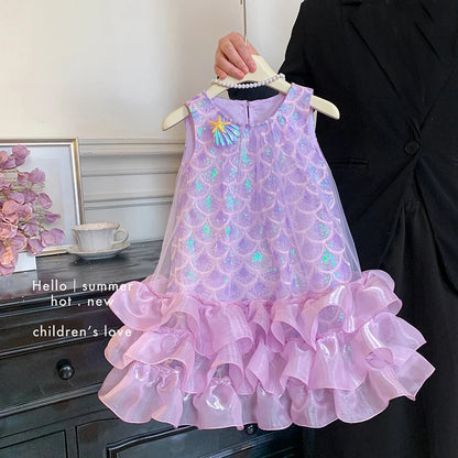 Mermaid Shimmer Princess Dress