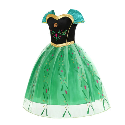 Princess Green Dress & Accessory Set