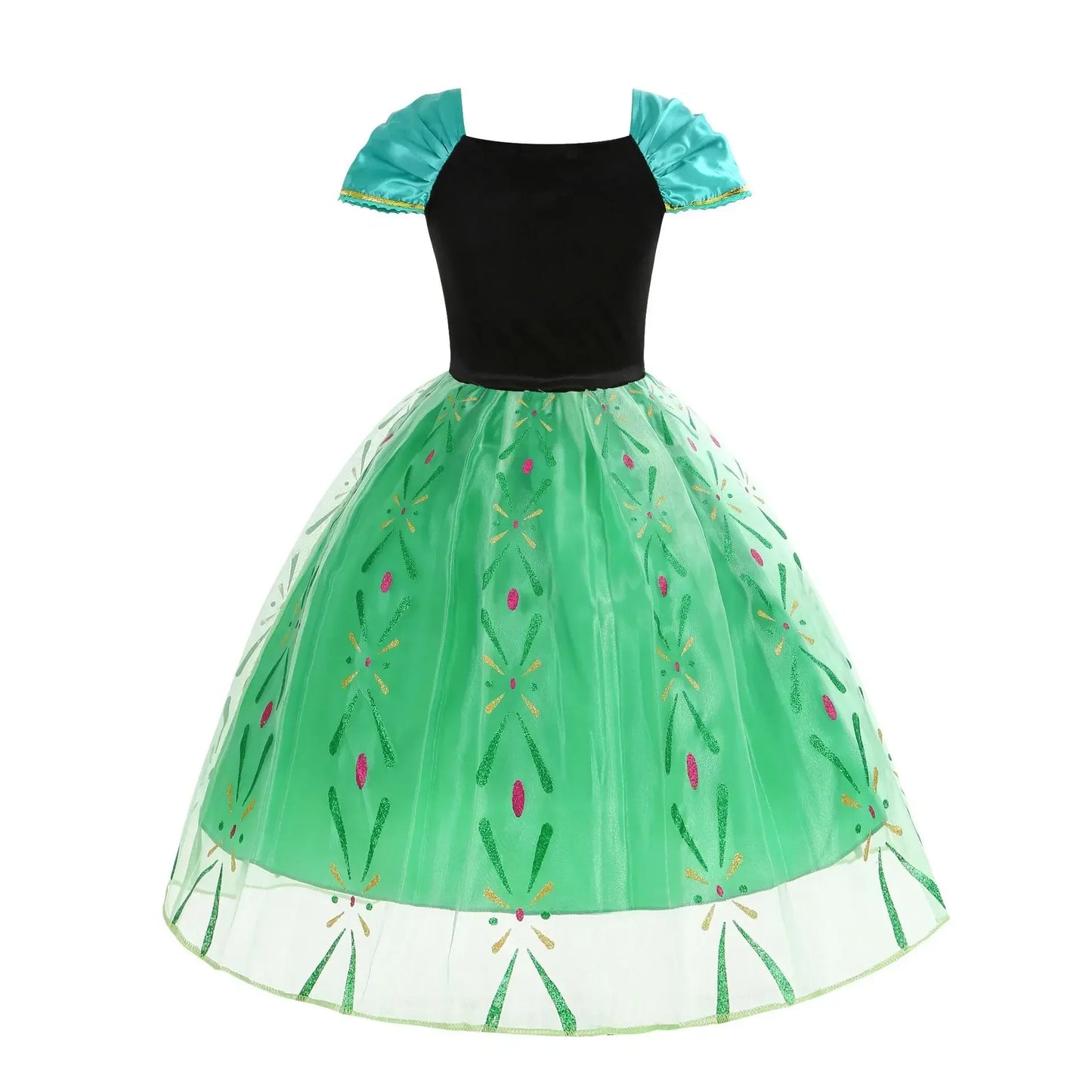 Princess Green Dress & Accessory Set
