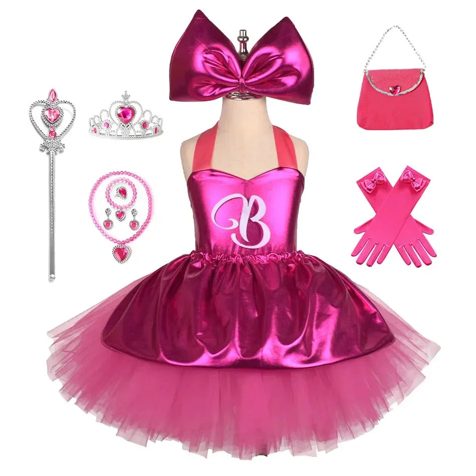 Pink Doll Costume Dress Set